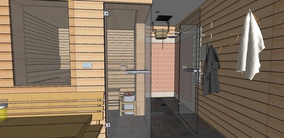 Работы : Сауна в частном доме